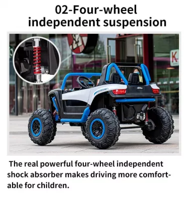 DLS-X1, DLSX1, Jumbo Monster Jeep, Kids Ride on jeep with Suspension.